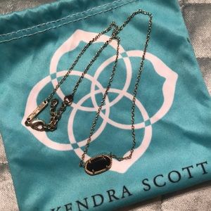 Black Kendra Scott Elisa Necklace